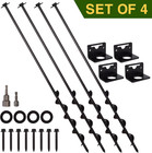 24    Mobile Home Anchors - Ground Anchor Screw In With Brackets And Adapter