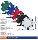 Rally And Roar Professional Poker Set W  Hard Case 500 Chips  11 5g  - New