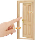 Wooden Dollhouse Door Of 1 12 Scale Accessories  Dollhouse Building Materials  C
