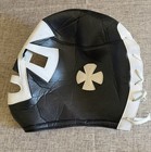 Lucha Libre Wrestling Mask Faux Leather Black White Adult