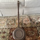 Antique Bed Warmer   19th Century  30    Wood  Brass     Vintage Copper Bed Warmer