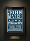 John Mayer Continuum Tour Poster - South Carolina - Rare - Vintage - Gamecocks
