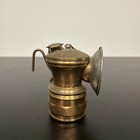 Vintage Auto-lite Universal Lamp Co  Brass Miner Carbide Lamp Good Condition