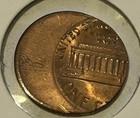 1982-2020 Lincoln Memorial Cent Struck Off Center Error Coin  0013
