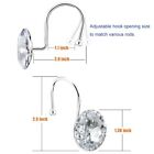 12pcs Stainless Steel Shower Curtain Hooks Decorative Rhinestones Rust Resistant