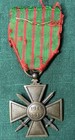 Ww1 French Croix De Guerre Medal With 3 Stars Original Guarantee