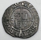 1544-1547 Great Britain Henry Viii 1 2 Groat England 3rd Coinage London Sp-2375