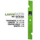 Lawnrazor Blade Exmark Lazer Z 103-6404 72 Inch Deck Notched High Lift 3 Pack