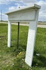 Antique Fireplace Mantel Surround  52x49 5  Architectural Salvage Rustic  A107