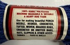 Vtg Aunt Lydia s Heavy Rug Yarn 100  Polyester 70 Yds Color  715 National Blue
