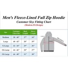 Men s Heavy Weight Regular Fleece Lined Zip Up Hoodie Sweater Jacket