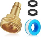 Rv Spray Port Quick Connect  Lead-free Brass  1 2 Qc To 3 4 Ght  Camper Shower F