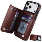 Wallet Card Holder Case For Iphone 17 16 15 14 13 12 11 Pro Max Xs Leather Cover