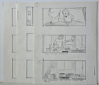Poltergeist Storyboard Movie Carl Aldana Production Original Art 3 Pages
