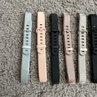 Interchangeable Silicone Rubber Fitbit Alta Hr Band Strap Pack  set Of 7 