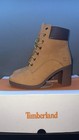 Timberland Allington Mid Lace Boot Wheat Women s 6 5 Comfort Nubuck Block Heel