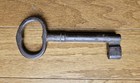 Antique Vintage Large Cast Iron Key 6 Inches Long 