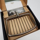 26550 pn London Terrace Wall Mounted Shower Soap Basket  Polished Nickel