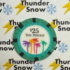              Casino Chip  25 Mirage Las Vegas Nevada                                                 