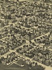 Bird s Eye View 1900 Somerset Pennsylvania Vintage Style City Map - 18x24