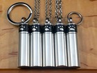 Men s Pet Cremation Jewelry Pendant Urn Large Vial For Ashes Dog Cat Paw Print