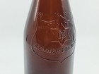 Vintage Renner Brewing Co  Amber Glass Embossed Brown Beer Bottle Estate Find 