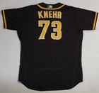 Reiss Knehr Game Used Worn Team Issued 2021 Spring Training Padres Jersey  73