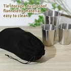 10packed Silver Storage Bags  Anti-tarnish Jewelry Storage Bags  Fabric Cloth   