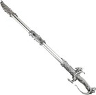 37  New  Fantasy Dragon Dagger Sword Stainless Steel Knife Sc2626 With Sheath