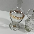Lot 2 Clear Glass Vintage Avon Empty Display Bottles 