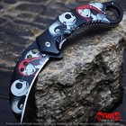 8 5  Nightmare Karambit Spring Open Assisted Tactical Folding Blade Pocket Knife