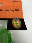 Set Of 3 Halloween Pumpkin 6 Piece Witch Pirate Frankenstein Push In Decor Kit
