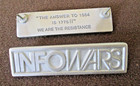 Rare Infowars Alex Jones Vest Pin