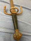 Antique Horn Handle Dirk Dagger 17 5    Iron Blade Scottish Style Knife