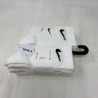 Nike Kids Dri-fit Crew Socks 6-pair White Xs Yth 10c-3y Un0019-001