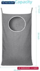 Hanging Laundry Hamper Bag With 2 Different Types Of Hooks  Size 20 X 30 Inch Do