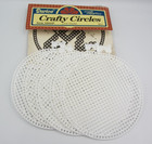 Vtg Darice Mixed Brand Round Pe Circle Plastic Canvas Mixed Size Lot