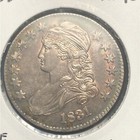1831 Capped Bust Half Dollar Choice Au Nice Toning And Eye Appeal