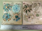 Lot 6 Pkg Petaloo Premier  Textured Elements Floral Large Flowers Over 2   40