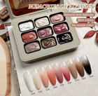 9-color Gel Palette For Ombre Nail Design
