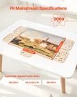 Vevor 2000 Piece Puzzle Board With Drawer Cover Portable Wooden Jigsaw 40x29 In
