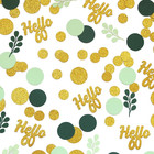 300pc Gold Glitter And Sage Green Happy 60th Birthday Decorations For Men woman
