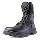 Ridge Men 8  Waterproof Leather Non-slip Tactical Military Work Black Shoe Boot