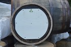Angel s Envy  Bourbon Whiskey Barrel Lid head With Outside Metal Ring And Staves