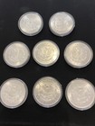 Morgans  Commemoratives Coins 1884-1893 Cc - Lot Of 8  Uncirculated Mixed Dates