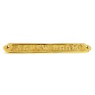 Screw Room Wall Plaque Boat Sign Solid Brass Nautical Beach House Decor 