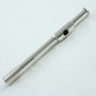 Yamaha Model Yfl-481h Solid Silver Flute With Open Holes Sn 015917 Excellent