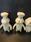 Vintage Pillsbury Doughboy   Poppi Fresh Vinyl Figures Lot 1970s Poppin Fresh 6 