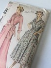 1950s Vintage Simplicity Sewing Pattern 3014 Misses Womens Dress Sz 14 B-32