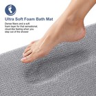 Toilet Rugs U-shaped 24x20 Extra Soft Absorbent Thick Memory Foam Contour
